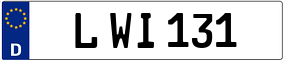 Truck License Plate
